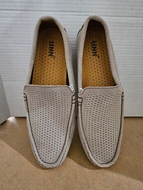 UNN Mens Loafers Casual Boat Shoes Slip On Driving Moccasins, Tan Size 10 (Bin16